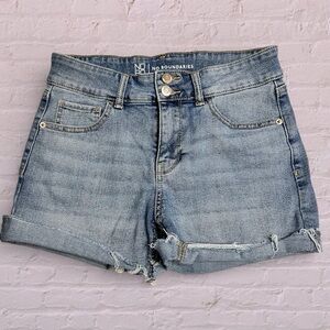 No Boundaries Women's Denim Blue Jean Shorts